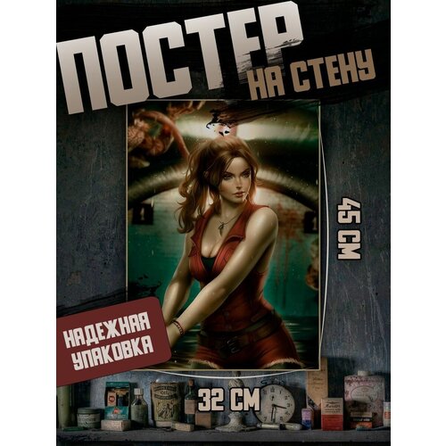 Постер 32х45 игра Resident evil