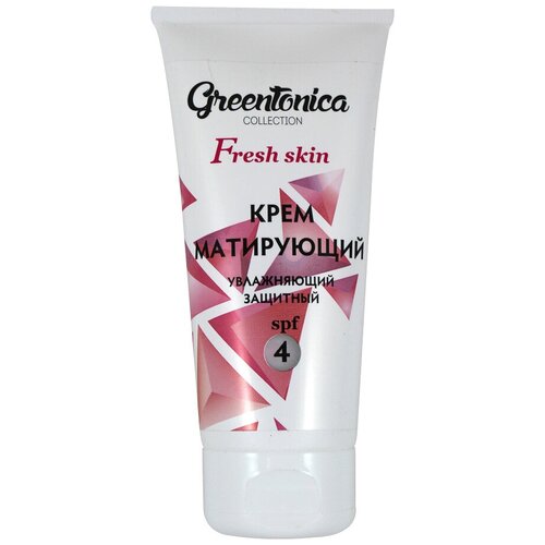 GreenTonica Collection крем матирующий для лица Fresh Skin увлажняющий защитный, 100 мл