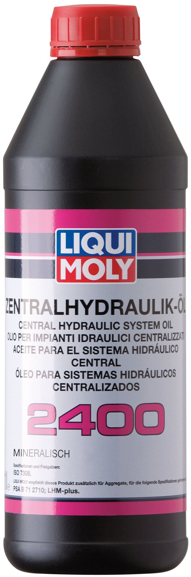 LIQUI MOLY 3666 Жидкость гидравлическая минеральная Zentralhydraulik-Oil 2400 1L 1шт