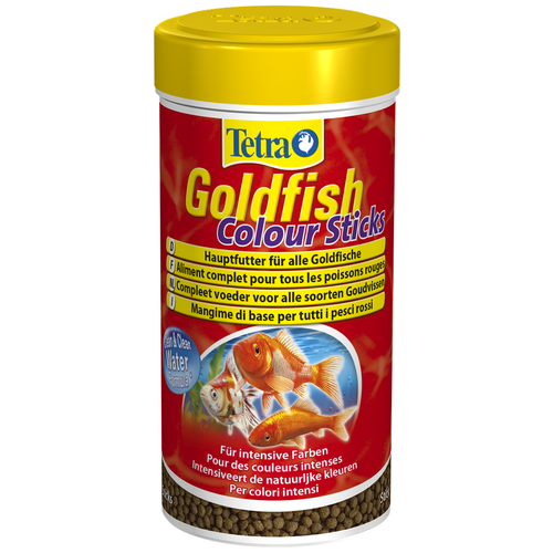 Сухой корм для рыб, ракообразных Tetra Goldfish Colour Sticks, 250 мл, 75 г