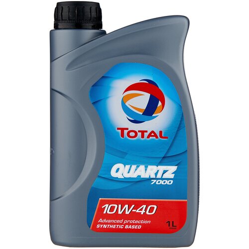 Полусинтетическое моторное масло TOTAL Quartz 7000 10W40, 1 л, 1 шт