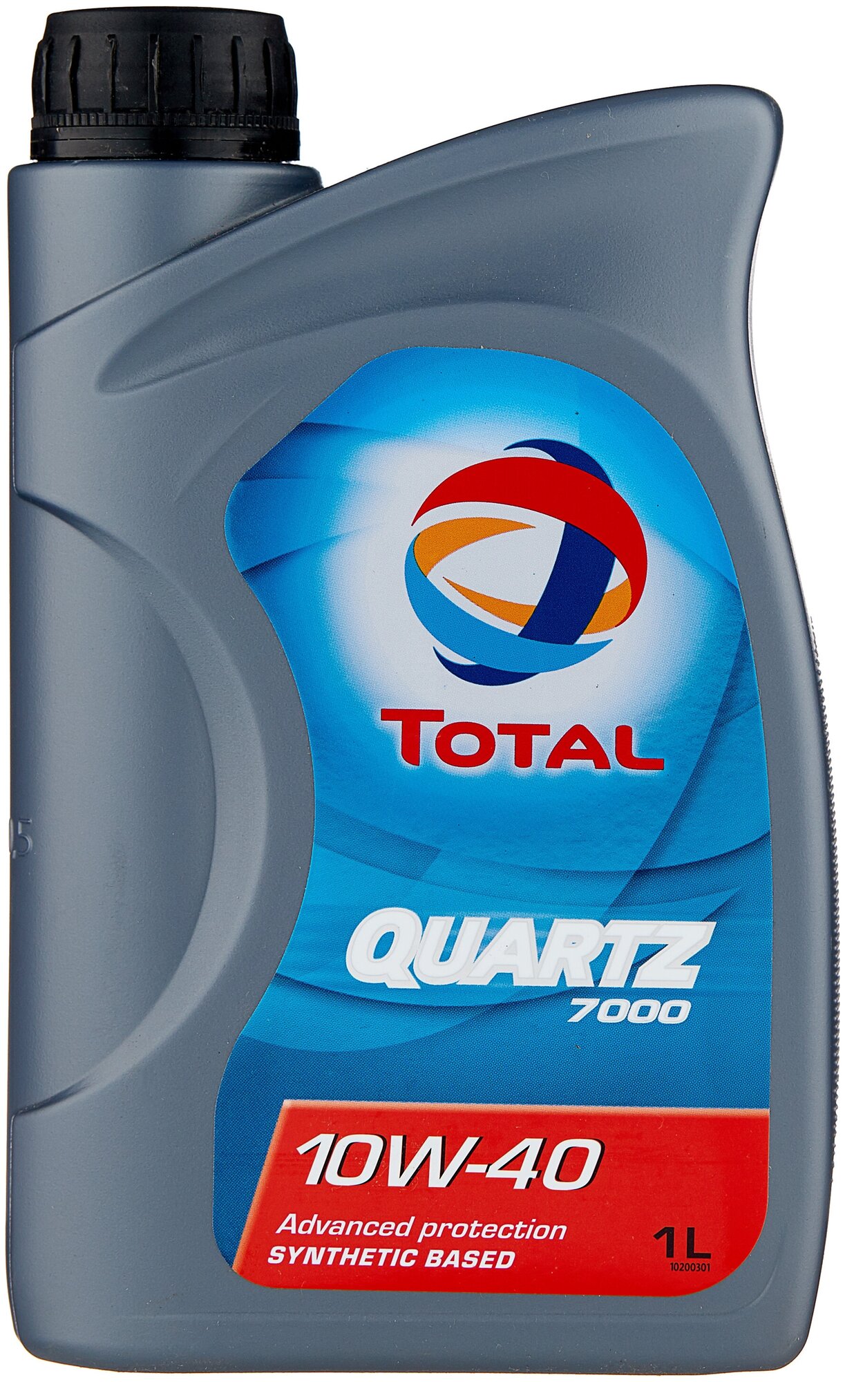 Синтетическое моторное масло TOTAL Quartz 7000 10W40, 1 л, 1 шт.