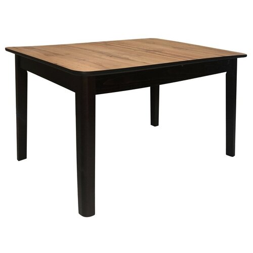 фото Обеденный стол, столбери,гранвиль 1, тон венге, пластик дуб вотан, прямоугольный, раскладной