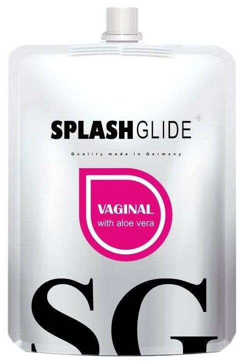 Ухаживающий лубрикант на водной основе Splashglide Vaginal With Aloe Vera - 100 мл.