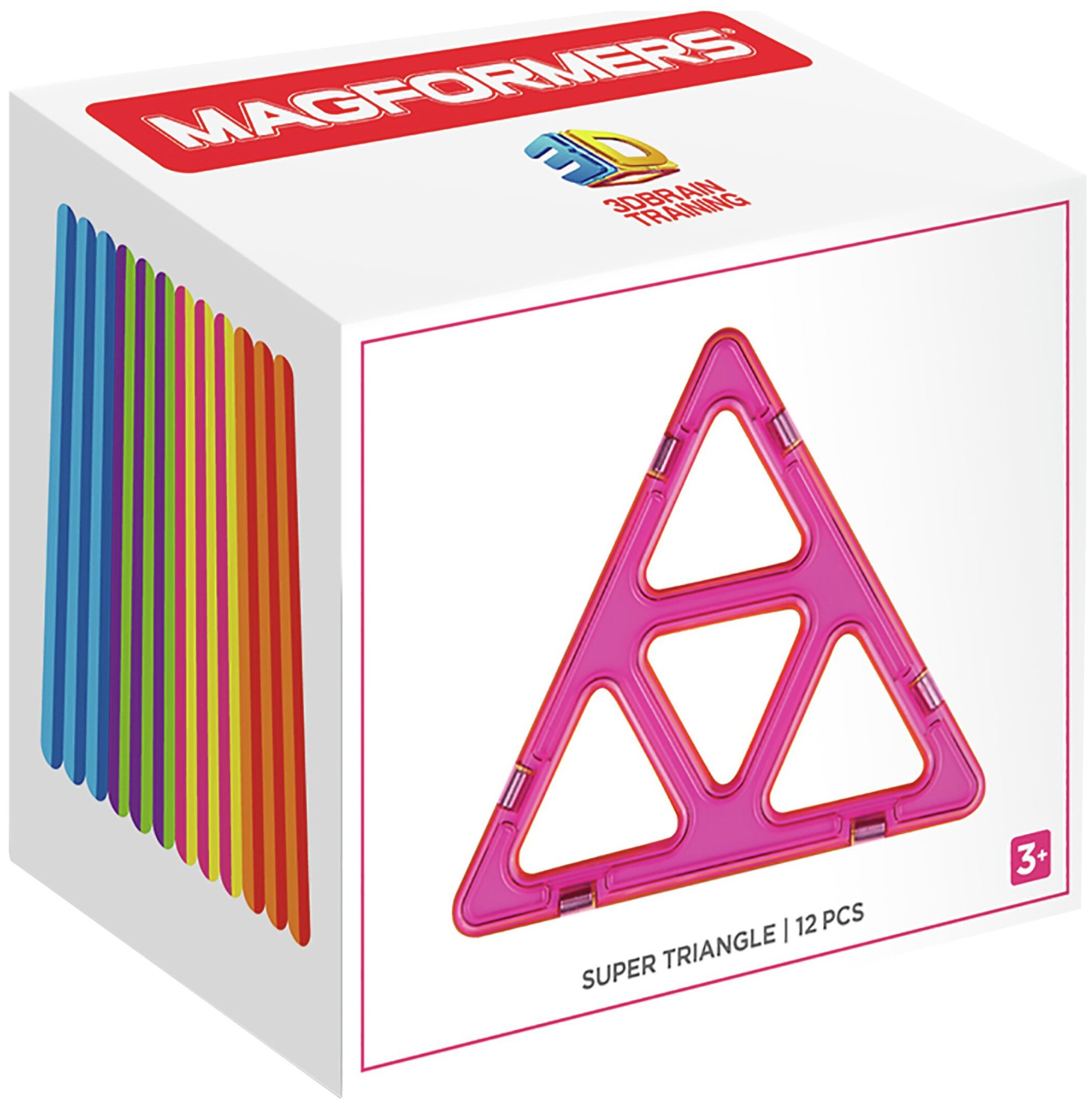 Магнитный конструктор Magformers Супертреугольники в коробке 12