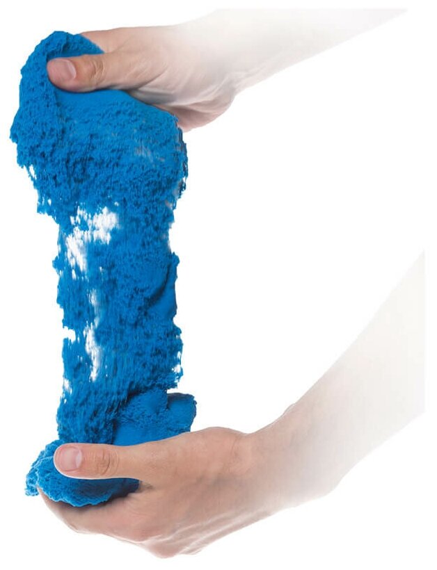 Набор Космический песок (игрушки+песок) (500 г) (синий) - фото №3