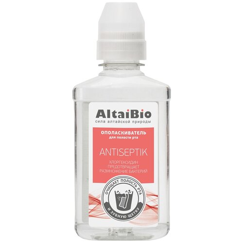 AltaiBio Ополаскиватель для полости рта Antiseptik, 200 мл altaibio ополаскиватель для полости рта antiseptik 400 мл