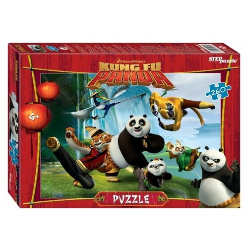 Пазл Step puzzle DreamWorks Кунг-фу Панда (95093), 260 дет. пазл step puzzle dreamworks как приручить дракона 3 95081 260 дет белый