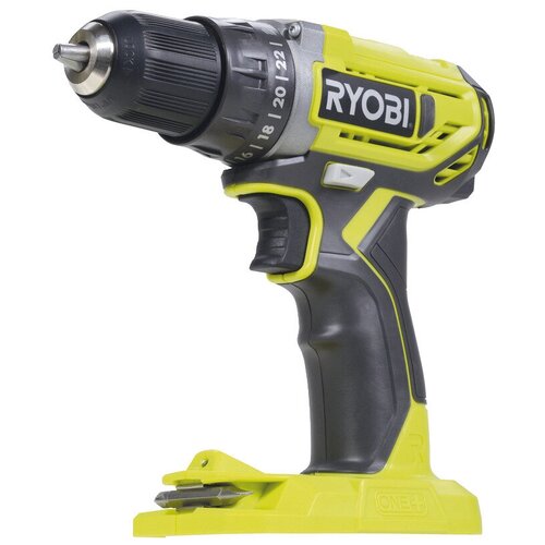 Аккумуляторная дрель-шуруповерт RYOBI R18DD2-0, без аккумулятора ryobi дрель шуруповерт ryobi one hp rdd18x 0 5133004985