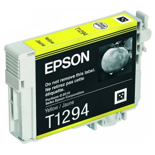 Картридж Epson C13T12944011/C13T12944012, 665 стр, желтый картридж ds stylus office bx305fw с чипом