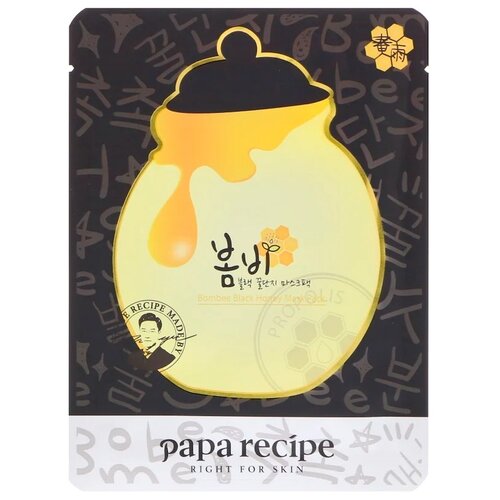 Papa recipe Маска для эластичности и восстановления кожи с экстрактом меда Bombee Black Honey Mask Pack 25 г 2490₽