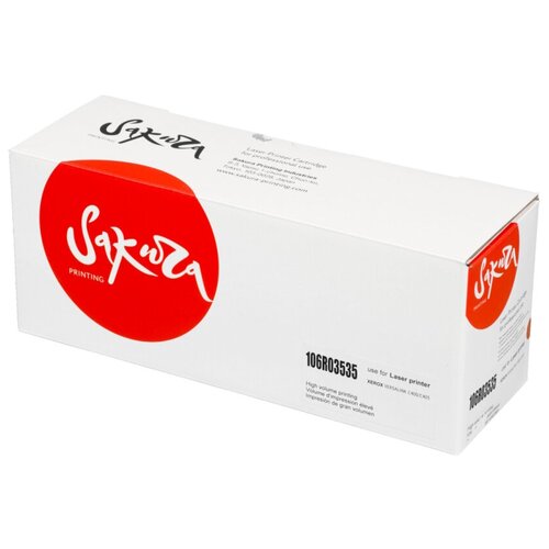 Картридж Sakura 106R03535, 8000 стр, пурпурный тонер картридж e line 106r03535 для xerox versalink c400 пурпурный 8000 стр