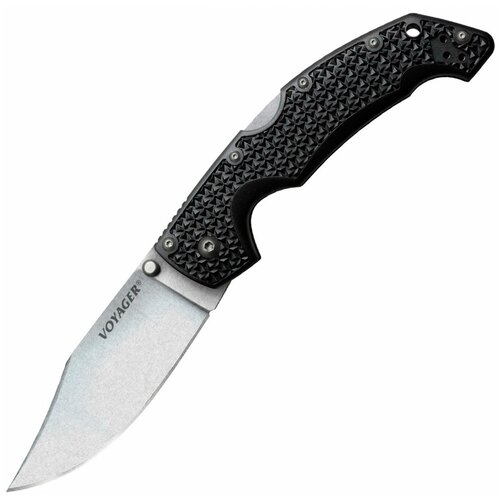 Нож складной Cold Steel Voyager Large Clip Point Plain Edge (29AC) черный