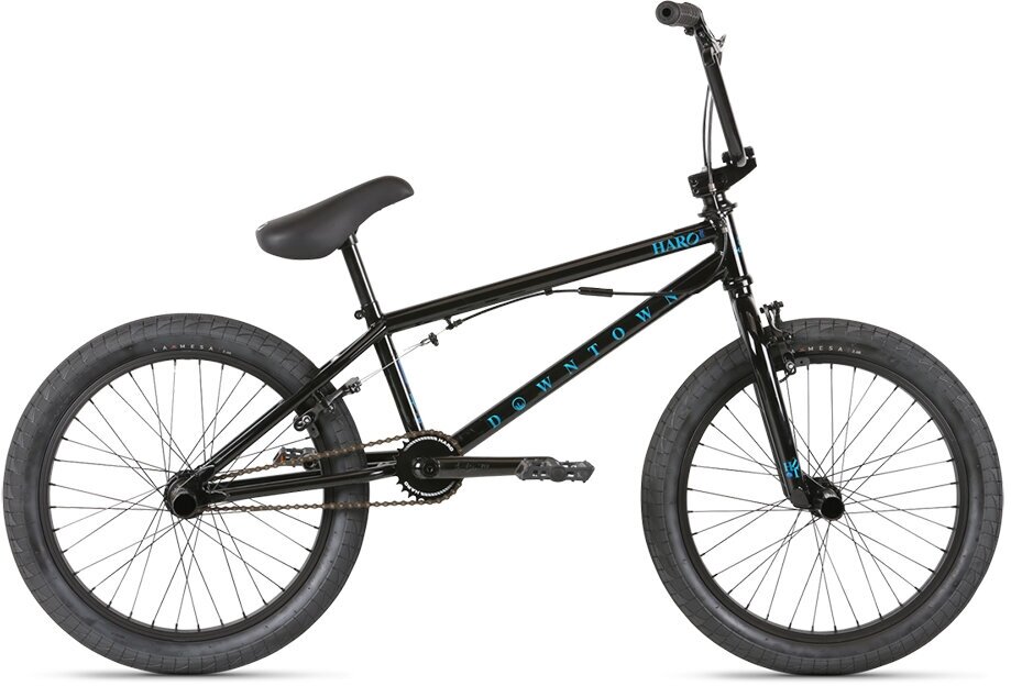 Велосипед трюковой BMX Haro Downtown DLX Black, размер 20.5"