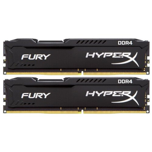 Оперативная память HyperX Fury 16 ГБ 8 ГБ x 2 шт DDR4 2400 МГц DIMM CL15 HX424C15FBK216 4162₽