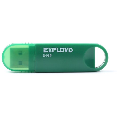 Флешка EXPLOYD 570 64 ГБ, 1 шт., green