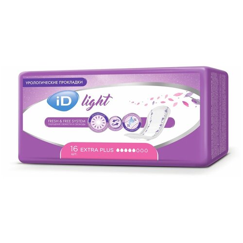 Прокладки iD Light Extra Plus 16 шт урологические (АйДи анамини)