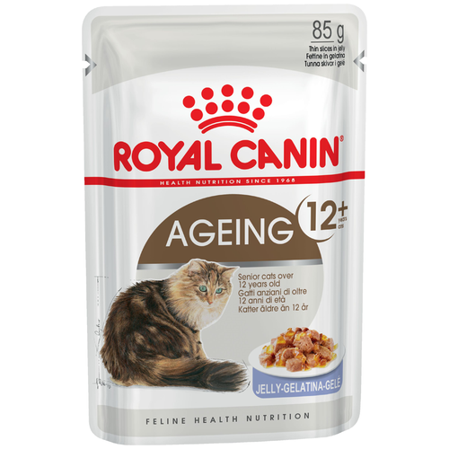 Корм для пожилых кошек ROYAL CANIN Ageing +12 кусочки в желе 12шт.*85г