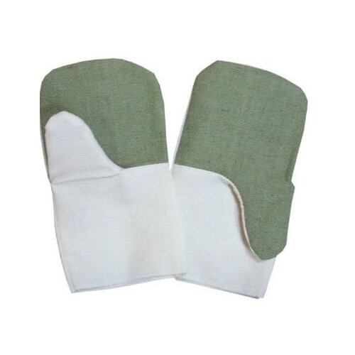 фото Рукавицы х/б с брезентовым наладонником гост (260 гр/м2) факел