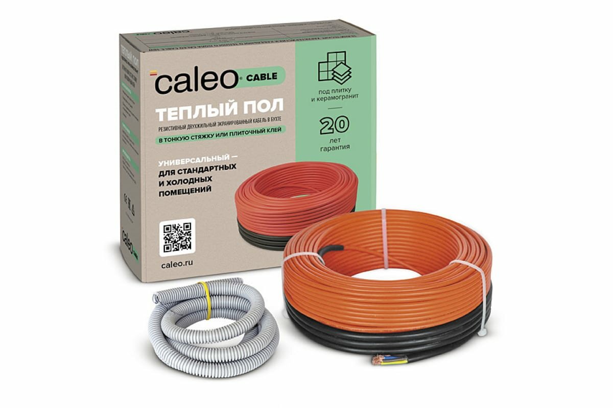 Нагревательная секция Caleo Cable 18W-50, 900 Вт, 4,5-6,9 м2 - фотография № 11