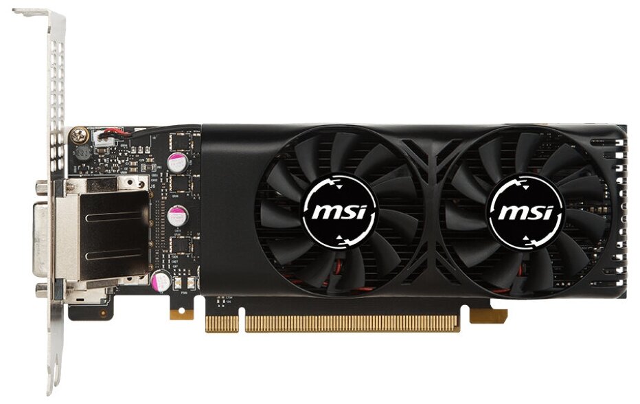 Видеокарта MSI GeForce GTX 1050 Ti 4GT LP, Retail