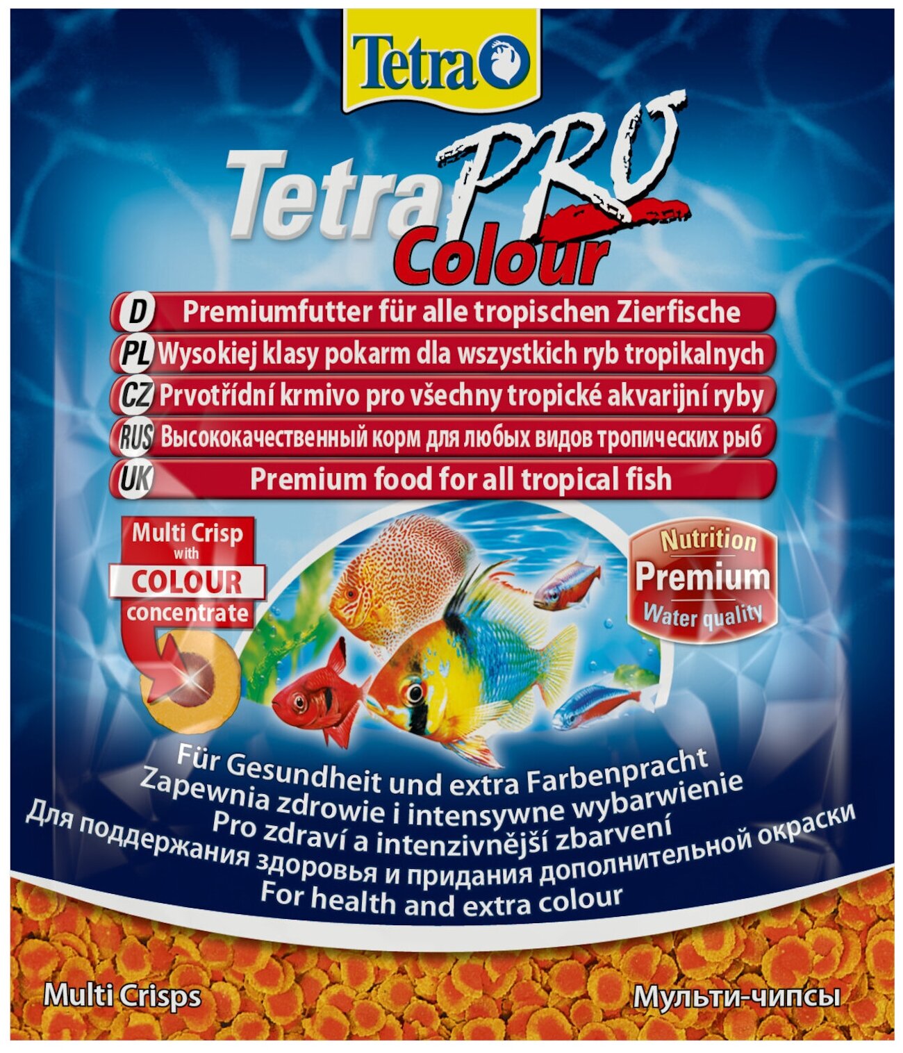 TetraPro Colour Корм для усиления и насыщенности красок 12гр (чипсы)