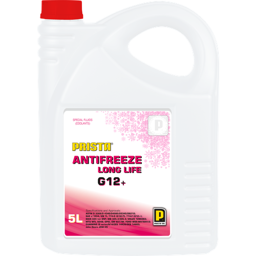 Жидкость охлаждающая низкозамерзающая PRISTA ANTIFREEZE LONG LIFE G12+ 5L