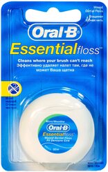 Oral-B зубная нить Essential вощеная