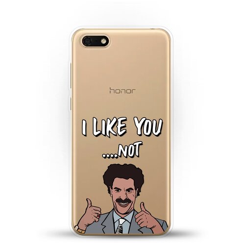 фото Силиконовый чехол i like you на honor 7s andy & paul