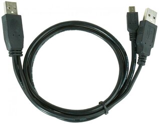 Gembird кабели Cablexpert CCP-USB22-AM5P-3 USB 2.0 Pro Кабель , 2xAM miniBM 5P, 0.9м, экран, черный
