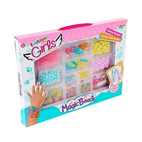 фото Набор для бисероплетения "магические бусины" 4383025 yandex market