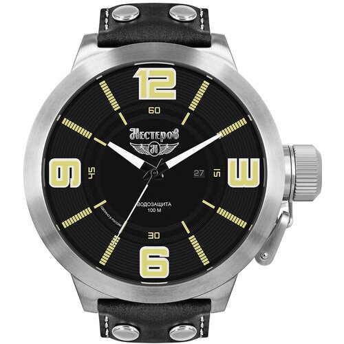 Наручные часы Нестеров H0943B02-05E, желтый, серебряный наручные часы нестеров h0943c02 05e