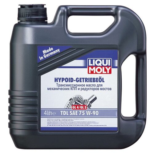фото Трансмиссионное масло liqui moly hypoid-getriebeoil tdl 75w-90 4 л