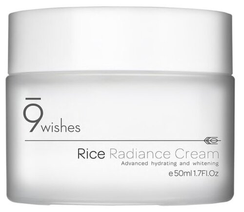 9Wishes Rice Radiance Cream Увлажняющий крем для сияния кожи лица с ферментированным экстрактом риса, 50 мл