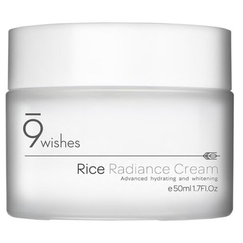 9Wishes Rice Radiance Cream Увлажняющий крем для сияния кожи лица с ферментированным экстрактом риса, 50 мл