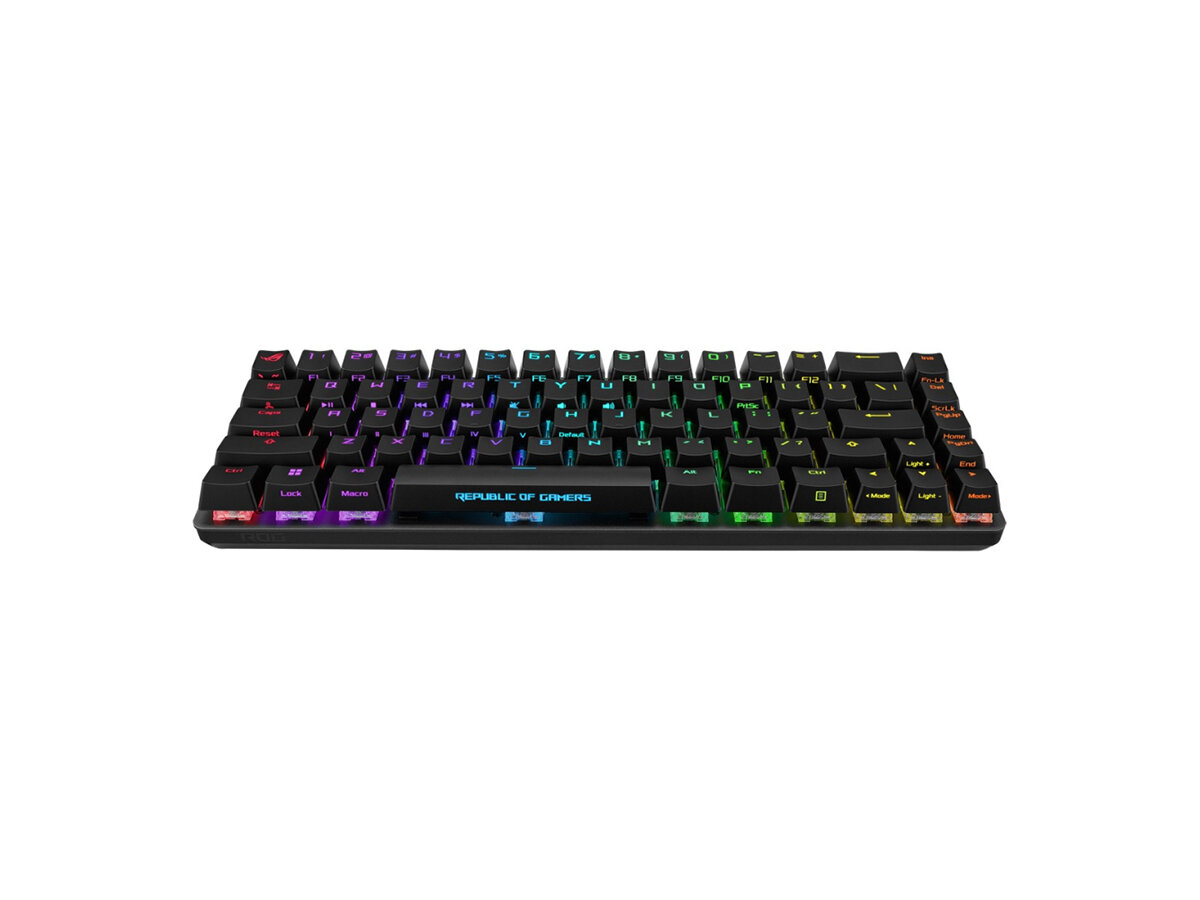 Клавиатура проводная механическая ASUS ROG Falchion Ace (ROG NX Red), USB-C, RGB, Черный, 90MP0346-BKRA00 - фото №3