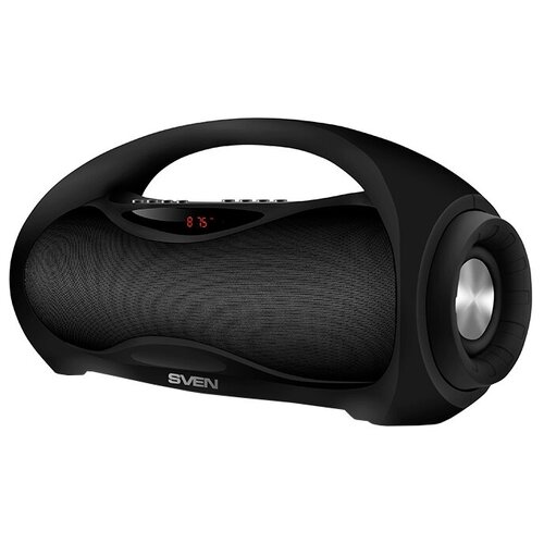 Sven PS-420, черный 12 Вт, Bluetooth, FM, USB, microSD, LED-дисплей, 1800мА ч