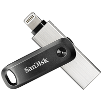 Флешка SanDisk iXpand Go USB 3.0/Lightning 64 ГБ, 1 шт, черный