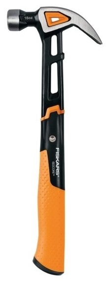 Молоток FISKARS с загнутым гвоздодёром M 16oz/13.5'' 1027202