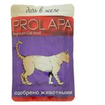 Влажный корм для кошек Prolapa с дичью 100 г (кусочки в желе) - изображение