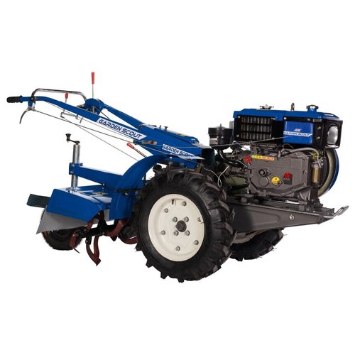 Мотоблок Скаут 81D + почвофреза