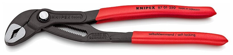 Высокотехнологичные сантехнические клещи 250 мм Cobra KNIPEX, KN-8701250SB