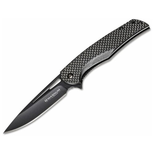 Нож складной Boker Magnum Black carbon черный