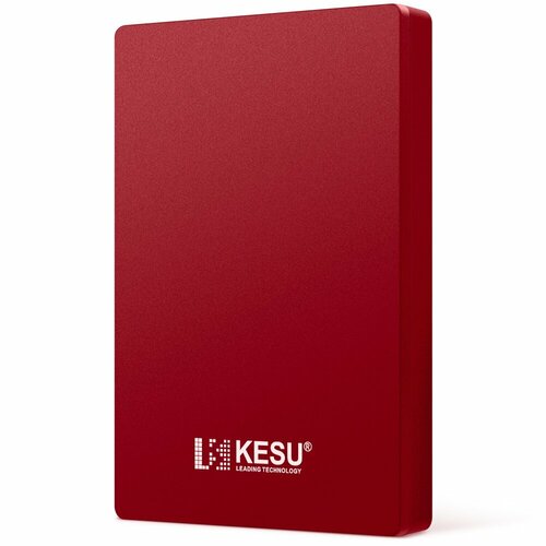 500 ГБ Внешний жесткий диск KESU HDD 2.5 дюйма, красный