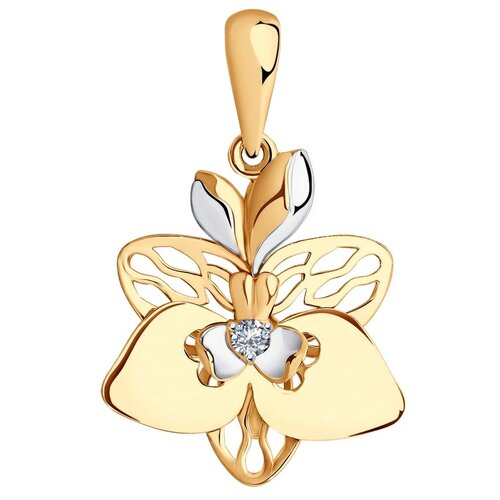 фото Sokolov подвеска из золота с фианитом 036142