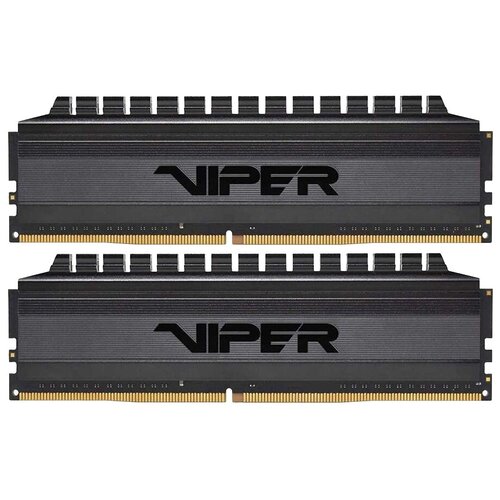 Оперативная память Patriot Memory VIPER 4 BLACKOUT 32 ГБ (16 ГБ x 2 шт.) DDR4 3200 МГц DIMM CL16 PVB432G320C6K оперативная память patriot 8gb viper 4 blackout ddr4 3200mhz pvb48g320c6k