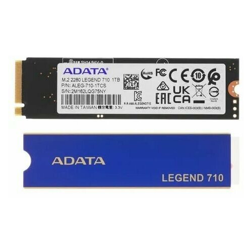 1000 ГБ SSD M2 накопитель A-DATA LEGEND 710 ALEG-710-1TCS 870800₽