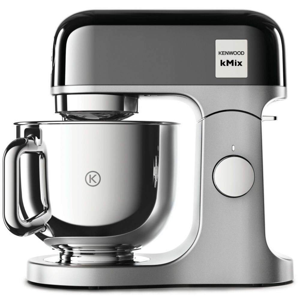 Кухонная машина Kenwood kMix KMX761BC, черный хром, мощность 1000 Вт, 6 скоростей, чаша из нержавеющей стали, объем чаши 5 л