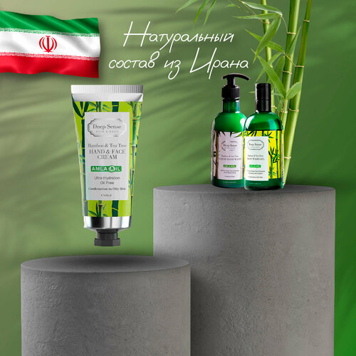 Крем для рук и лица из чайного дерева и бамбука