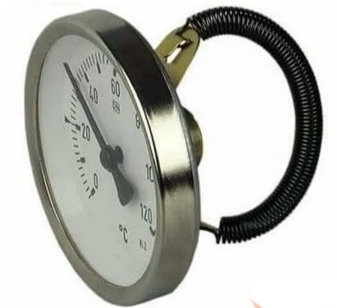 Термометр накладной с пружиной — фото 1